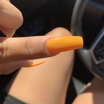 Topline Nails and Lashes - Not coffin shape like I asked - Nail Salons Near Me - Pico Rivera, California Topline Nails and Lashes - Not coffin shape like I asked - Nail Salons Near Me - Pico Rivera, California