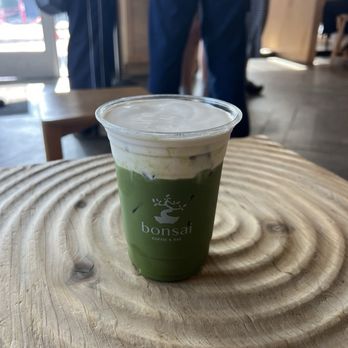 Bonsai Coffee Bar - Earl Grey Latte (Matcha) - Coffee & Tea Near Me - Los Angeles, California
