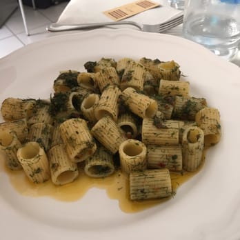 Da Luigi - Rigatoni in pesto of fennel fronds, chili served with caciocavallo cheese.  So blessed.  Would eat this a thousand times. - Sicilian Near Me - Ragusa, RG