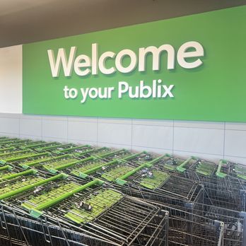 Publix - Cahaba Crossing - a row of shopping carts with the words welcome to your publix - Grocery Near Me - Irondale, Alabama Publix - Cahaba Crossing - a row of shopping carts with the words welcome to your publix - Grocery Near Me - Irondale, Alabama