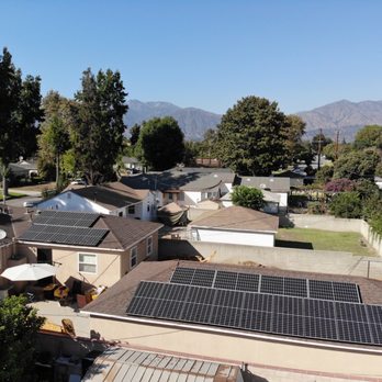 365 Solar - Air view of the solar panels. - Solar Installation Near Me - Walnut, California