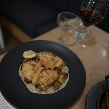 Henrietta Red - Fried monk fish. - New American Near Me - Nashville, Tennessee Henrietta Red - Fried monk fish. - New American Near Me - Nashville, Tennessee