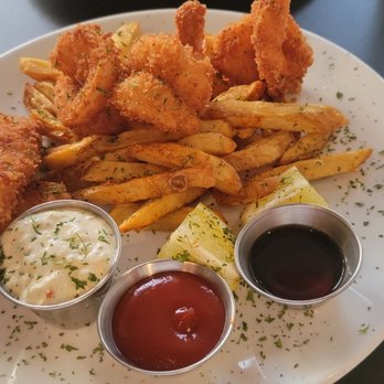 Tres Muchachos - FISH & Chips with Shrimp. - Breakfast & Brunch Near Me - Costa Mesa, California Tres Muchachos - FISH & Chips with Shrimp. - Breakfast & Brunch Near Me - Costa Mesa, California