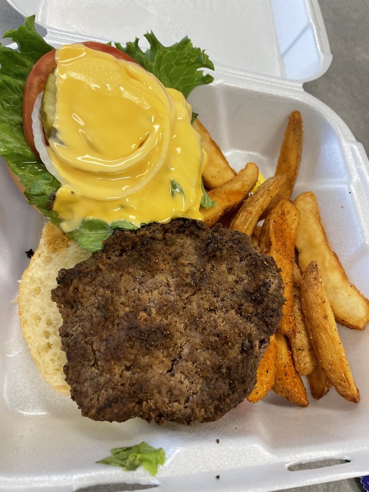 Food from Evergreen Bar & Grill/Fuddruckers