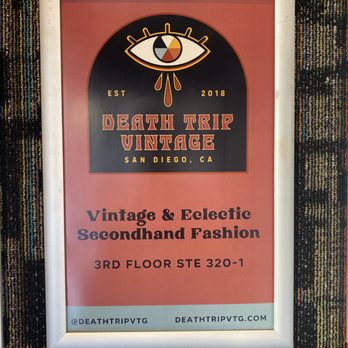 Death Trip Vintage - Used, Vintage & Consignment Near Me - San Diego, California Death Trip Vintage - Used, Vintage & Consignment Near Me - San Diego, California