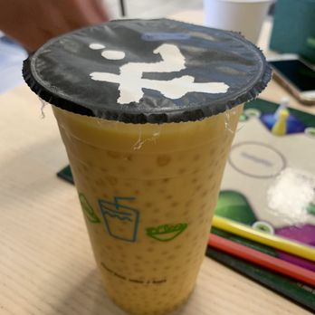 MandRo Teahouse - Mango sago - Bubble Tea Near Me - Davis, California MandRo Teahouse - Mango sago - Bubble Tea Near Me - Davis, California