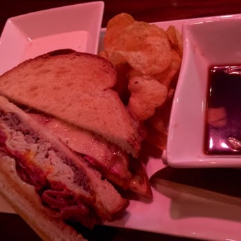 The Golden Retriever Pub - & Eating a Bro Down Sandwich w Jalapeño Chips, Au Ju Sauce & Horseradish Sauce! Pretty damn tasty!! - Pubs Near Me - Magnolia, Texas The Golden Retriever Pub - & Eating a Bro Down Sandwich w Jalapeño Chips, Au Ju Sauce & Horseradish Sauce! Pretty damn tasty!! - Pubs Near Me - Magnolia, Texas