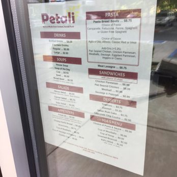 Petali - Petali's menu - Italian Near Me - Rancho Cordova, California Petali - Petali's menu - Italian Near Me - Rancho Cordova, California