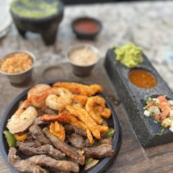 Verde Flavors Of Mexico - Fajitas - Three Ways (Shrimp, Chicken, and Steak)