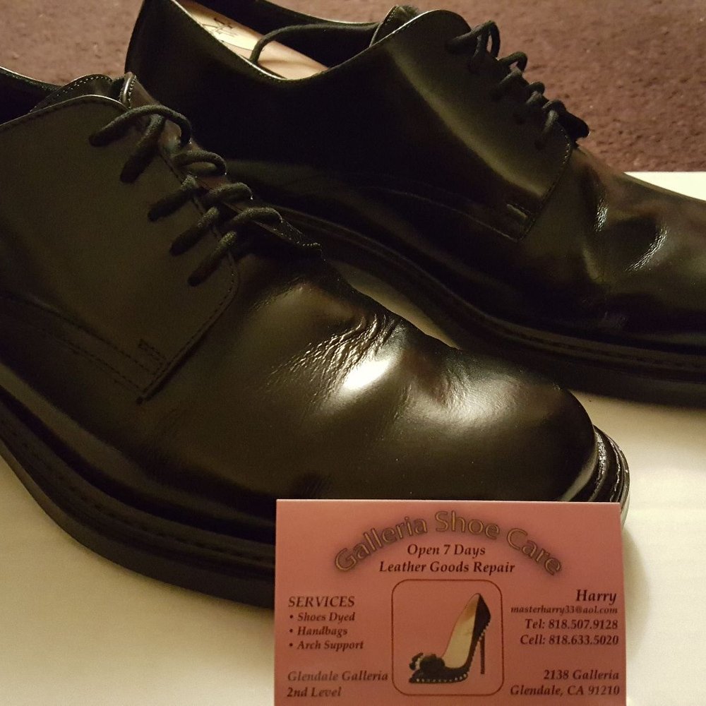 Galleria Shoe Care - Dress Shoes have another lease on life for a couple more years (09/20/18). #Glendale #ShopSmallBusiness #ShoeRepair - Shoe Repair Near Me - Glendale, California