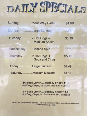 Menu photo 2 Dairy Queen Store New Smyrna Beach, FL