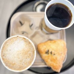 Cafe Indigo - Mushrooms Latte, Coffee, Cherry Scone