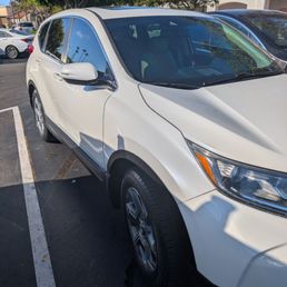 Honda CRV - front bumper repaired