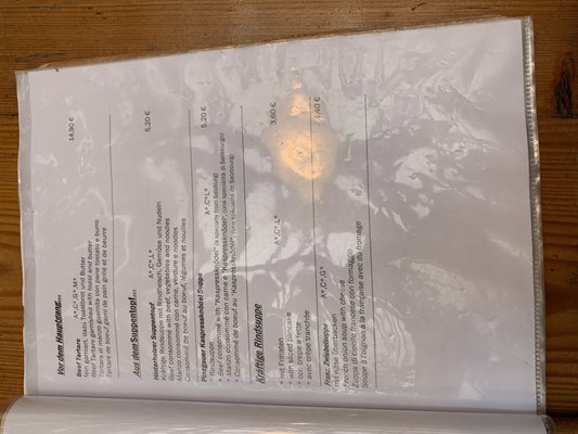 Menu photo 7 Hinterholz Bar-Restaurant Wien, W