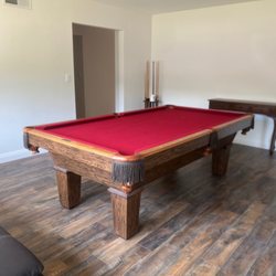 Man Cave Billiards - Moved table, looks great!