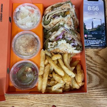 Shelbys Shawarma - Vegetarian Halloumi Falafel Quesadilla - Mediterranean Near Me - Oakville, Ontario Shelbys Shawarma - Vegetarian Halloumi Falafel Quesadilla - Mediterranean Near Me - Oakville, Ontario