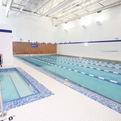 West Loop Athletic Club - 25 meter 5 lane pool and hot tub