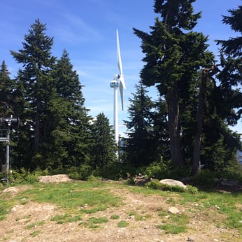 Grouse Mountain - Eye of the wind. If you pay for the Ultimate experience, you get to go into the "eye" of that windmill. but it's not actually working. - Hiking Near Me - North Vancouver, British Columbia Grouse Mountain - Eye of the wind. If you pay for the Ultimate experience, you get to go into the "eye" of that windmill. but it's not actually working. - Hiking Near Me - North Vancouver, British Columbia