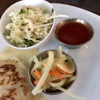 Mami Monchita's - A delicious veggies & salsa to put on top of the pupusa - Coffee & Tea Near Me - Frankfort, Kentucky