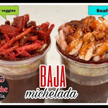 Ceviche Ria - two cups of food - Mexican Near Me - Tomball, Texas