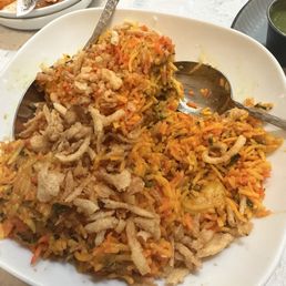 Delicious Shrimp Biryani. Shrimp is within the rice to maintain its succulent taste Delicious Shrimp Biryani. Shrimp is within the rice to maintain its succulent taste