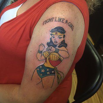 Tattoo Lab - Amazing Wonder Woman tattoo by Jonathan. - Tattoo Near Me - Culver City, California