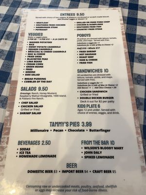 Menu photo 5 Wilson’s Commissary Laurel, MS