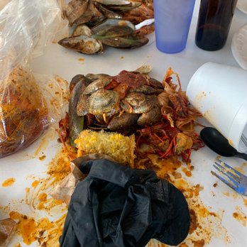 Let's Sea - The aftermath food coma lol - Seafood Near Me - South Gate, California