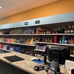 Clarys Liquor Shop - Right side upon walking in.