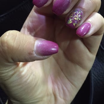 Bella Nails & Brows - Color changing polish in Cherry Blossom - Nail Salons Near Me - La Mesa, California