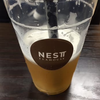 Nest Tea House - Honey green tea half sugar and less ice with aloe . - Bubble Tea Near Me - Arcadia, California Nest Tea House - Honey green tea half sugar and less ice with aloe . - Bubble Tea Near Me - Arcadia, California