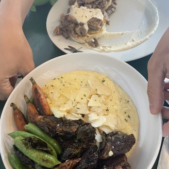 Libelula - Veggie polenta  Eggs Benedict (pork) - Breakfast & Brunch Near Me - Fresno, California