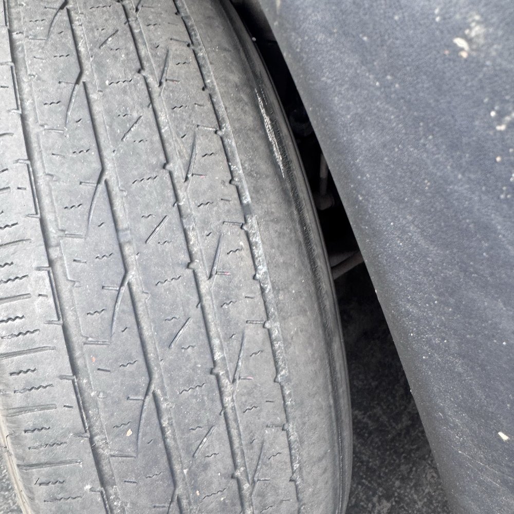 Hertz Rent A Car - More cords exposed on these bald tires, Les Schwab was not going to let this vehicle leave until it had new tires. Hertz sent a tow truck. - Car Rental Near Me - Eugene, Oregon