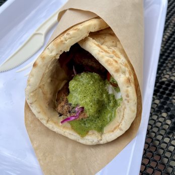 CAVA - Spicy lamb meatball pita - Salad Near Me - Wilmington, North Carolina CAVA - Spicy lamb meatball pita - Salad Near Me - Wilmington, North Carolina