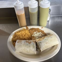 Lomo Burrito Meal
