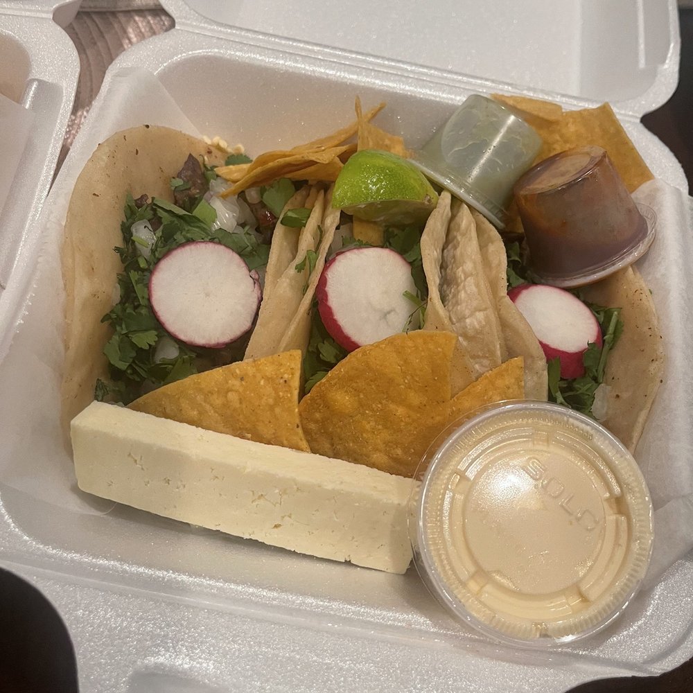 Ordered cheese on my tacos but they gave me a stick of cheese on the side. Literally ridiculous.