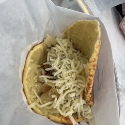 1 Shredded Beef Arepa (these are NOT gluten free)