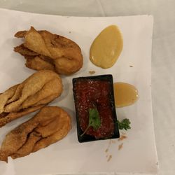 Harvey Moy's Chinese & American Restaurant - Crab rangoon.  There were 6 but some were eaten before i took photos
