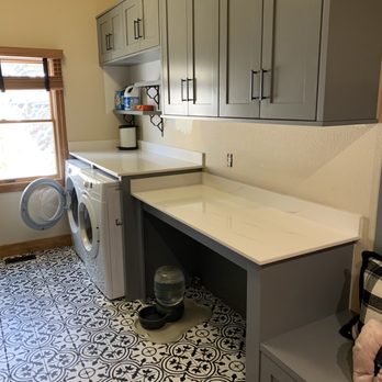 Reyes Fine Carpentry - We really like the open counter for dog bowls and water or laundry baskets - Cabinetry Near Me - Englewood, Colorado Reyes Fine Carpentry - We really like the open counter for dog bowls and water or laundry baskets - Cabinetry Near Me - Englewood, Colorado