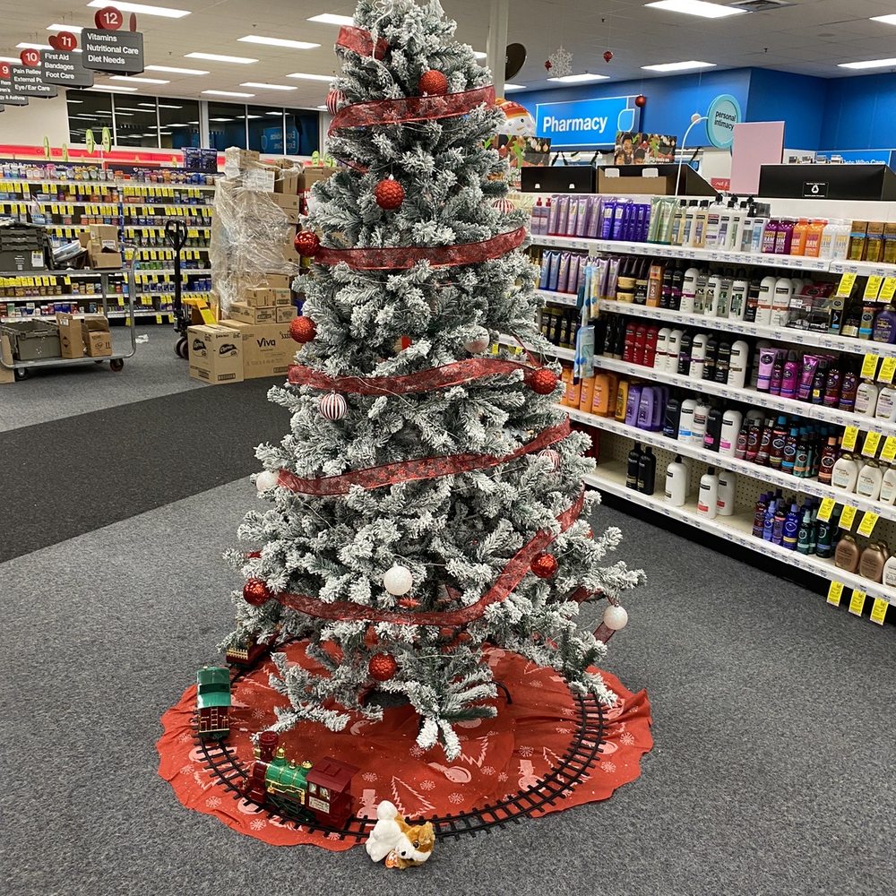 CVS Pharmacy - a christmas tree in a store - Drugstores Near Me - SAN LEANDRO, California CVS Pharmacy - a christmas tree in a store - Drugstores Near Me - SAN LEANDRO, California