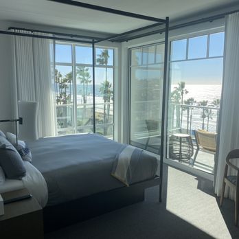 The Seabird Resort - Bedroom of grand ocean suite - Resorts Near Me - Oceanside, California