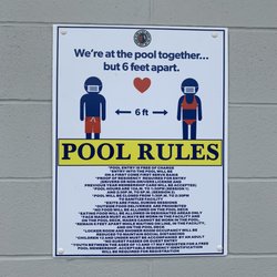 Clinton G. Martin Park - Da pool rules.