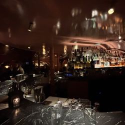 Experimental Cocktail Club - Inside of the venue with the lights down low.