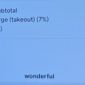 wonderful - Automatic tip for takeouts, tf?? - Chinese Near Me - Millbrae, California wonderful - Automatic tip for takeouts, tf?? - Chinese Near Me - Millbrae, California