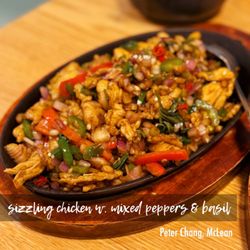 Peter Chang McLean - Sizzling Chicken w. Mixed Pepper & Basil