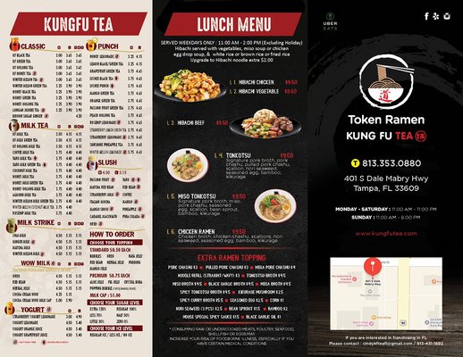 Menu photo 7 Token Ramen Tampa, FL