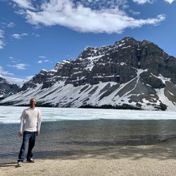 Bow Lake - Happy to be here.