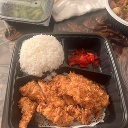 Chicken Katsu Take-out, curry is in separate container Chicken Katsu Take-out, curry is in separate container