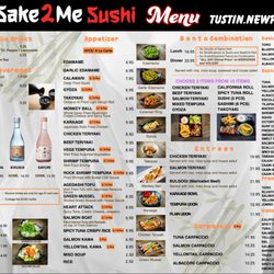 Sake2Me AYCE Sushi - Newport - Sake2me Newport. Ave
New Menu.