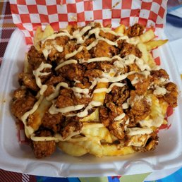Loaded Nashville Hot fries Loaded Nashville Hot fries